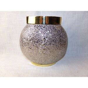 Michael Aram Shagreen Small Vase Silver / Gold